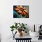 Abstract Flowers Paint-by-Numbers Kit (16x20") – DIY Oil Painting for Adults & Kids with Brushes and Paints, Plants Art for Home Wall Decor
